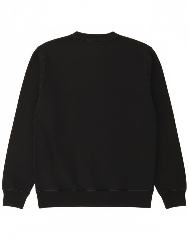Zara Moletom Masculino Jumper Médio Algodão Preto