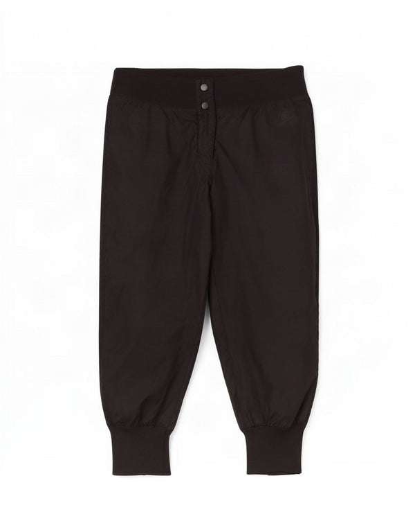 Calça Capri Feminina Nike UK 8 Pequena W30 L20 Preto Nylon