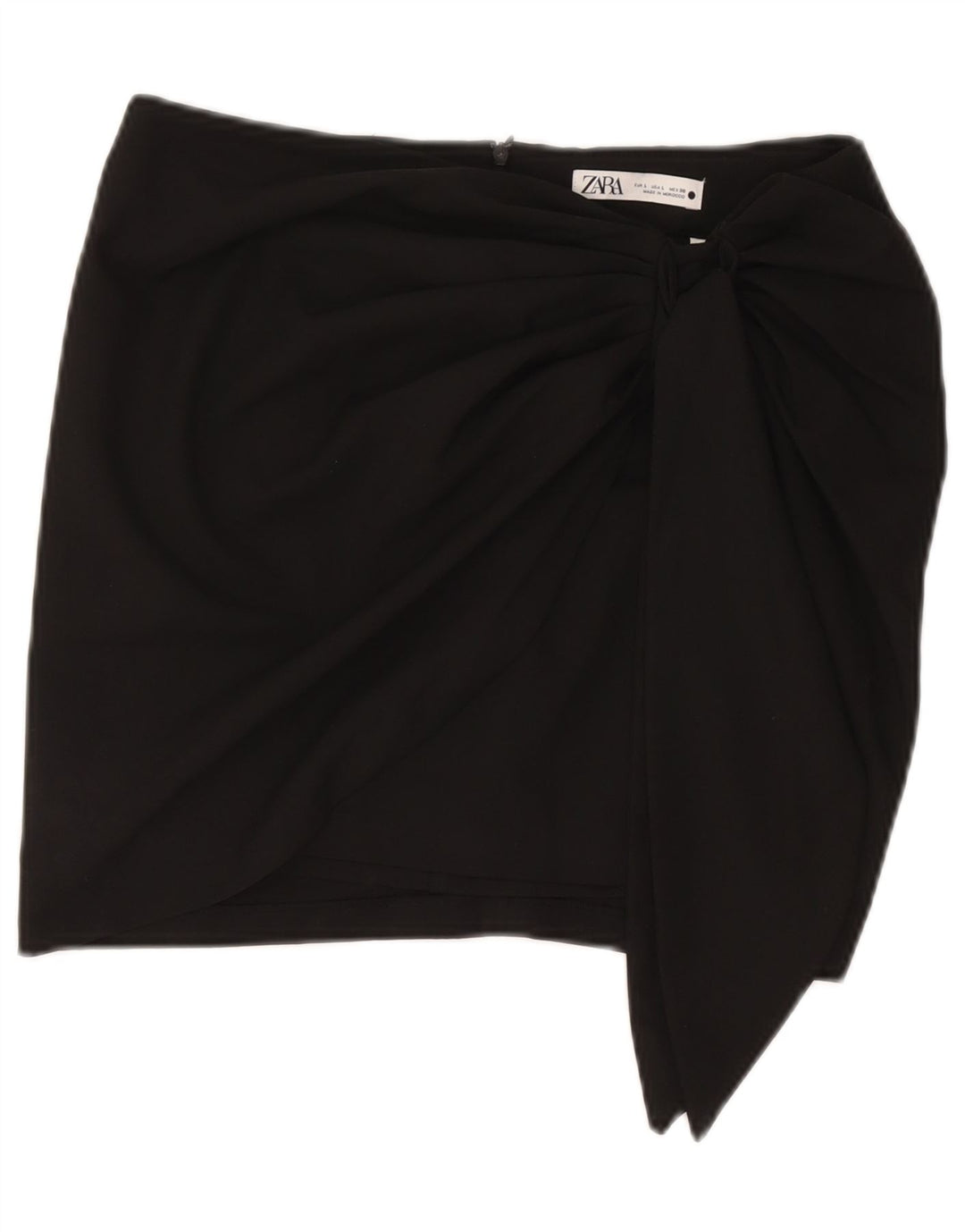 Mini saia feminina Zara grande W30 preta