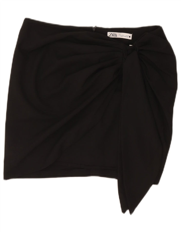 Mini saia feminina Zara grande W30 preta