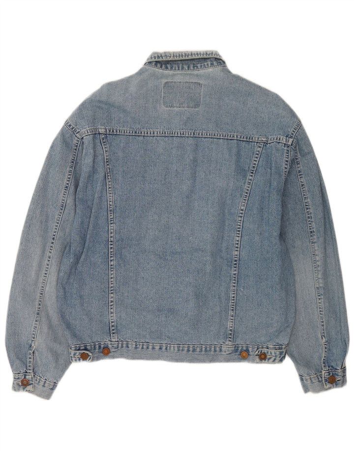 Capa Jaqueta Jeans Masculina UK 38 Azul Médio