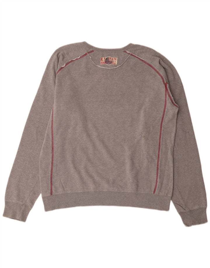 CHAMPION Masculino Muscle Graphic Moletom Jumper XL Algodão Cinza