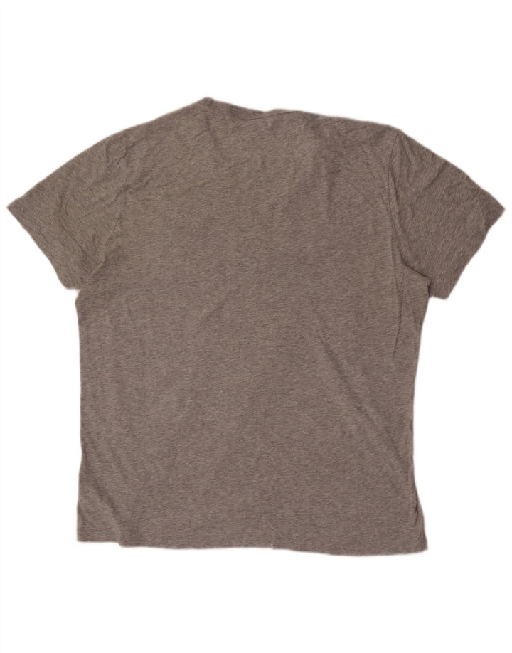 Camiseta masculina gráfica Gap grande cinza