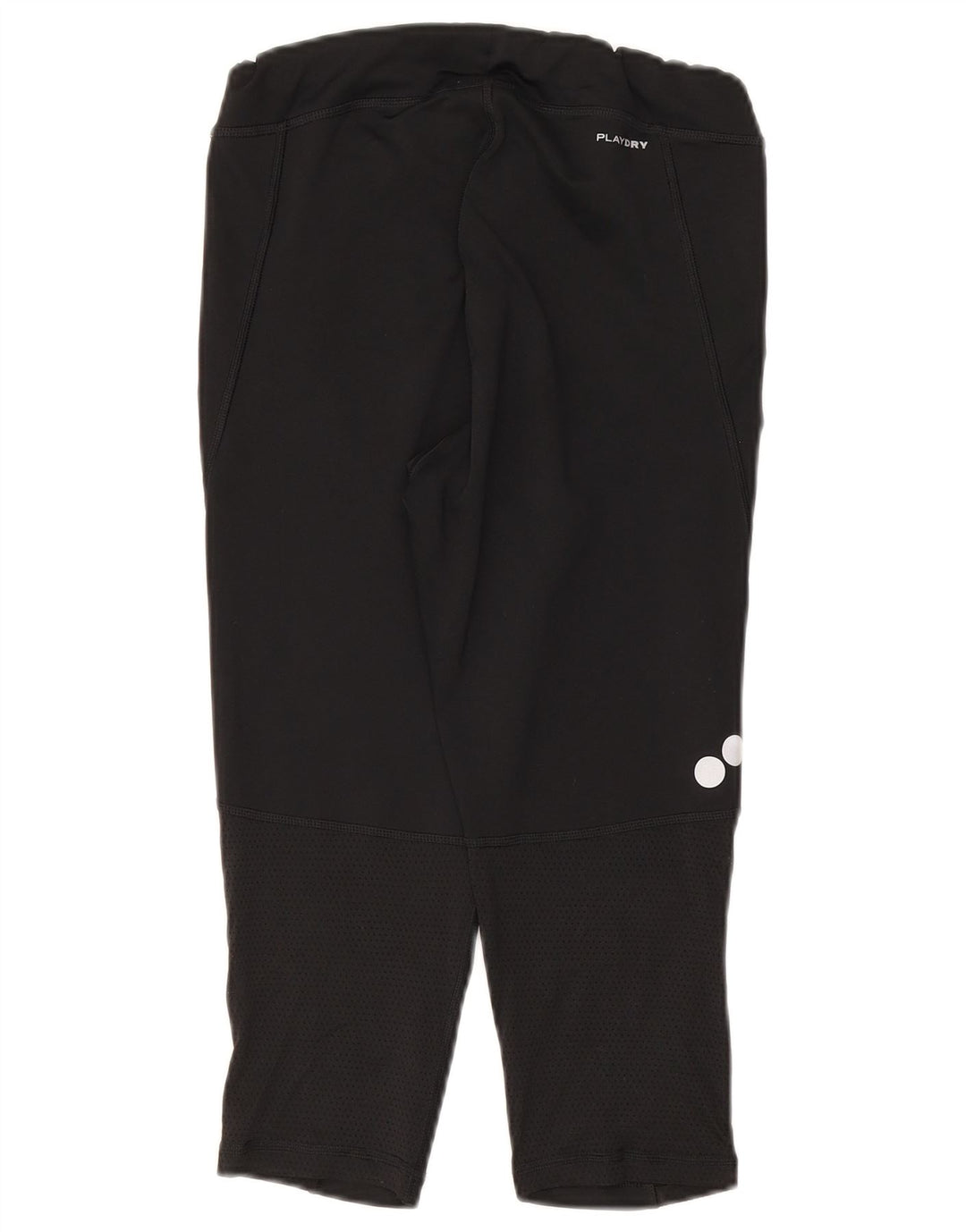 Leggings Capri Reebok Feminino UK 8/10 Pequeno Poliéster Preto