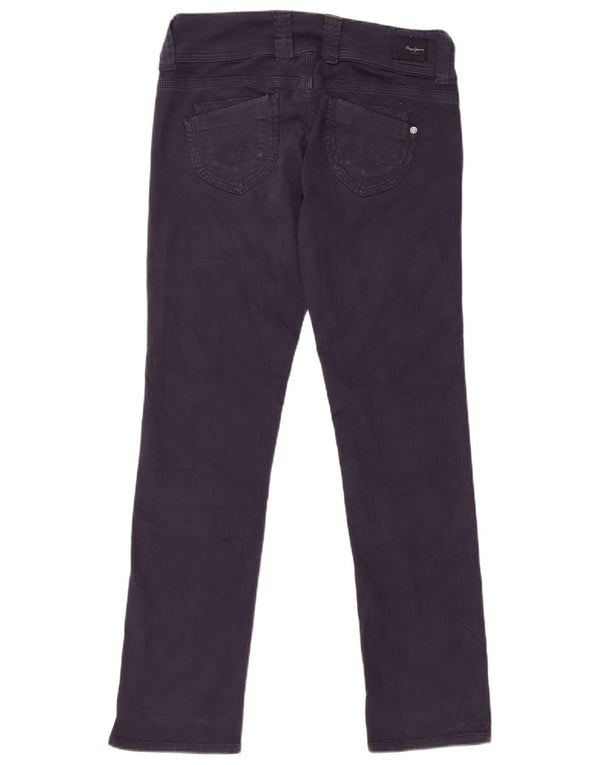 PEPE Jeans Feminino Venus Calça Casual Cintura Baixa W29 L30 Azul Marinho