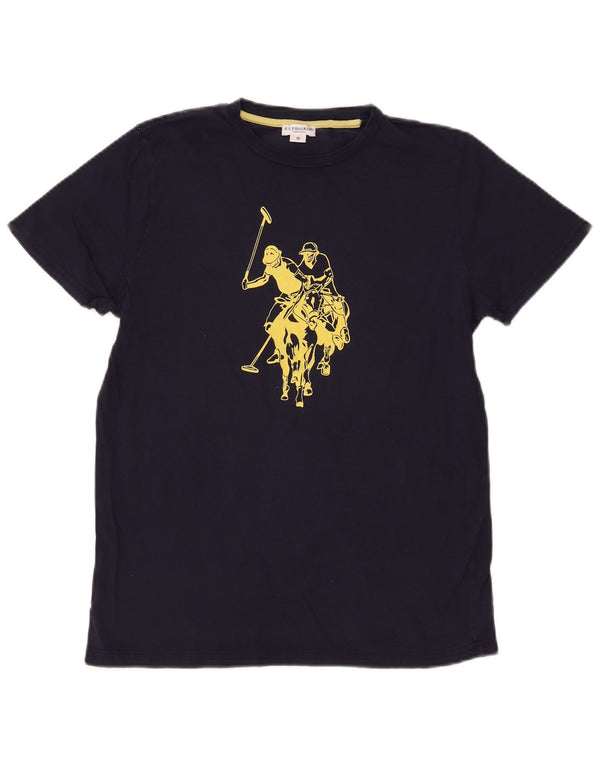 US Polo Assn. Top Camiseta Gráfica Menino 15-16 Anos Azul Marinho