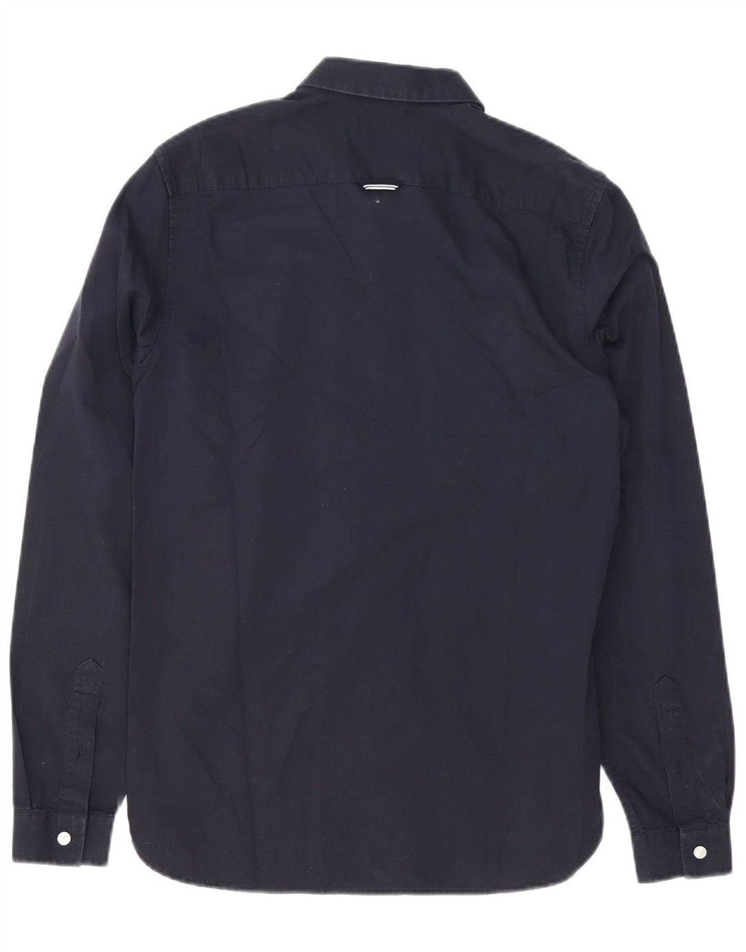 Camisa masculina Fred Perry pequena algodão azul marinho