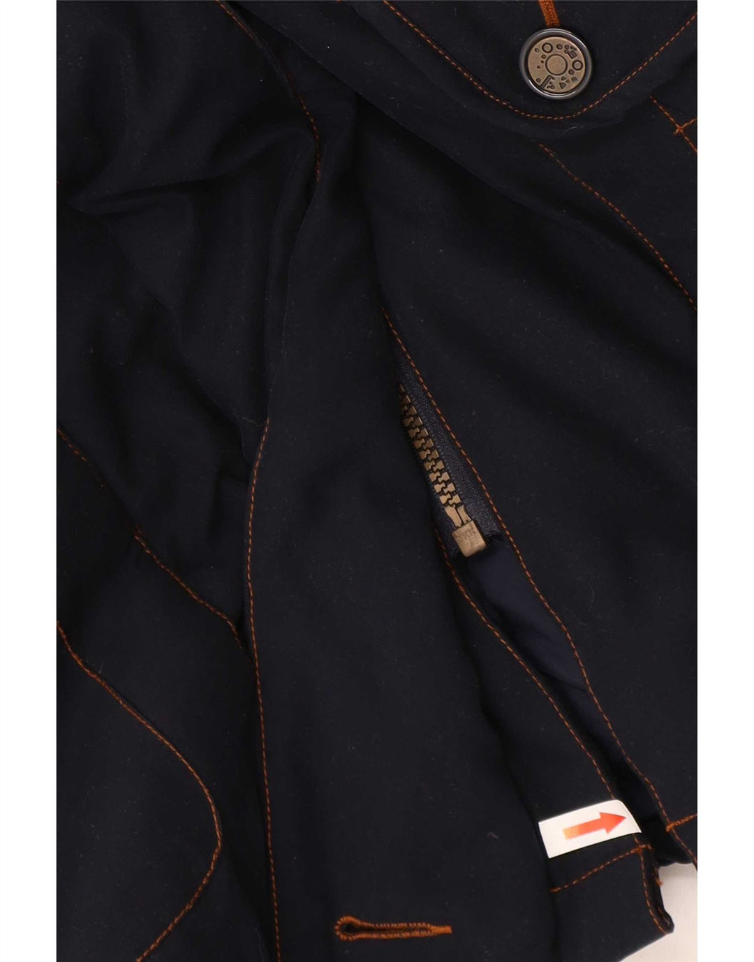 Jaqueta acolchoada feminina Daunen EU 46 XL azul marinho poliéster