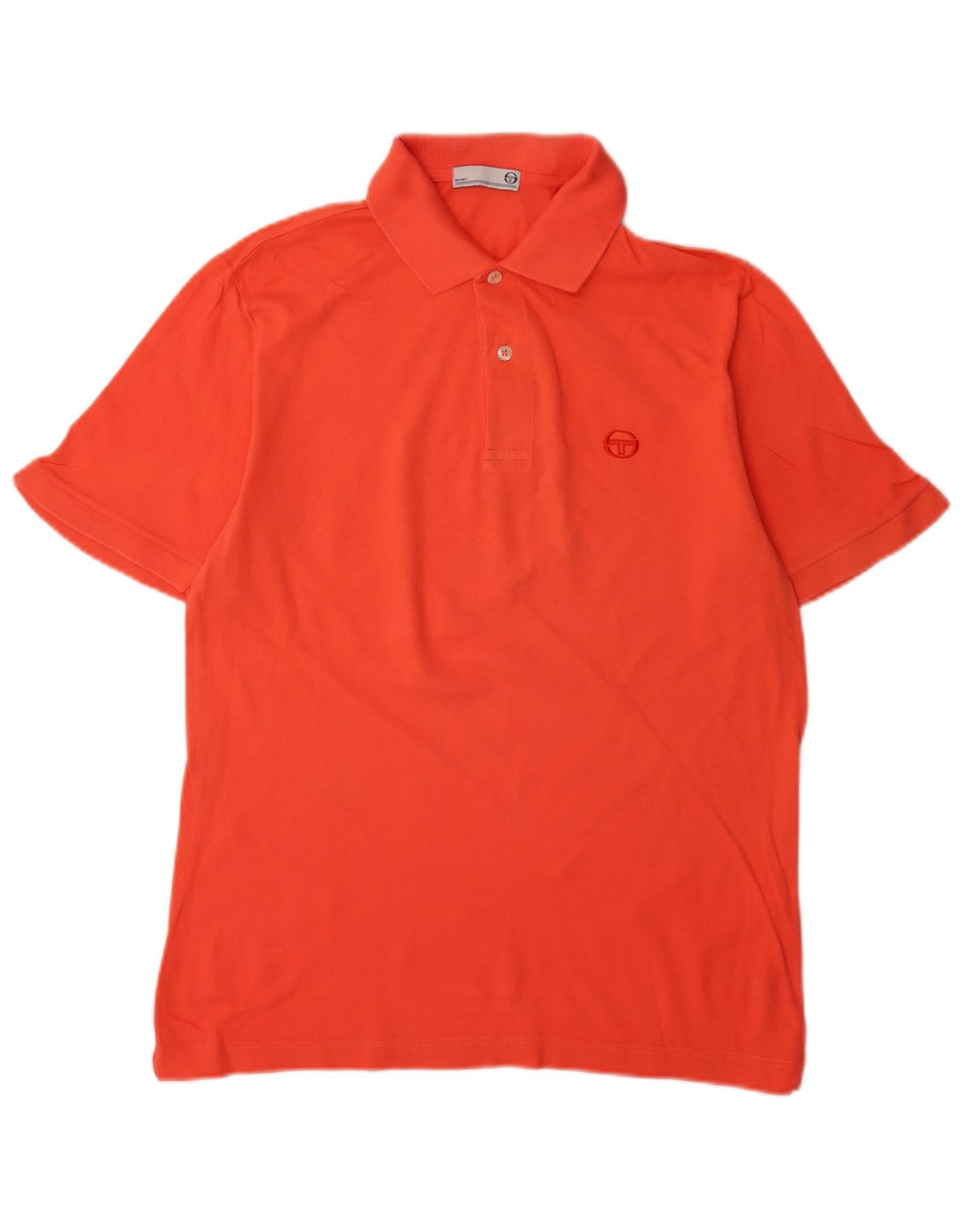 SERGIO TACCHINI Camisa Polo Masculina IT 48 Algodão Laranja Médio