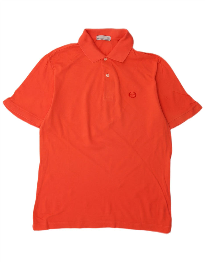 SERGIO TACCHINI Camisa Polo Masculina IT 48 Algodão Laranja Médio