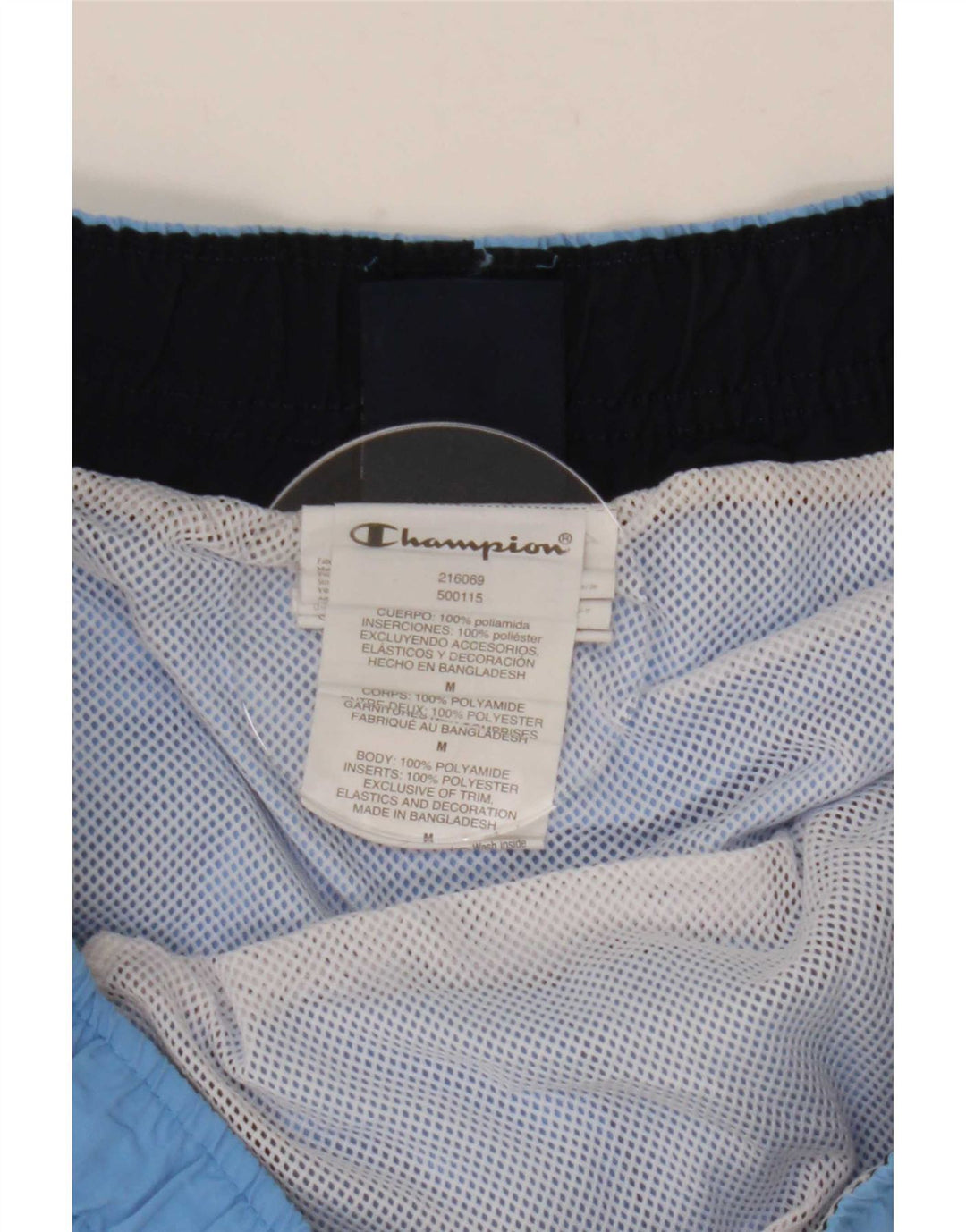 Shorts de natação masculino Champion poliamida azul médio