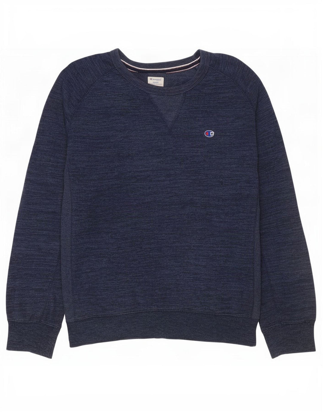 Champion moletom masculino jumper XL azul marinho algodão manchado