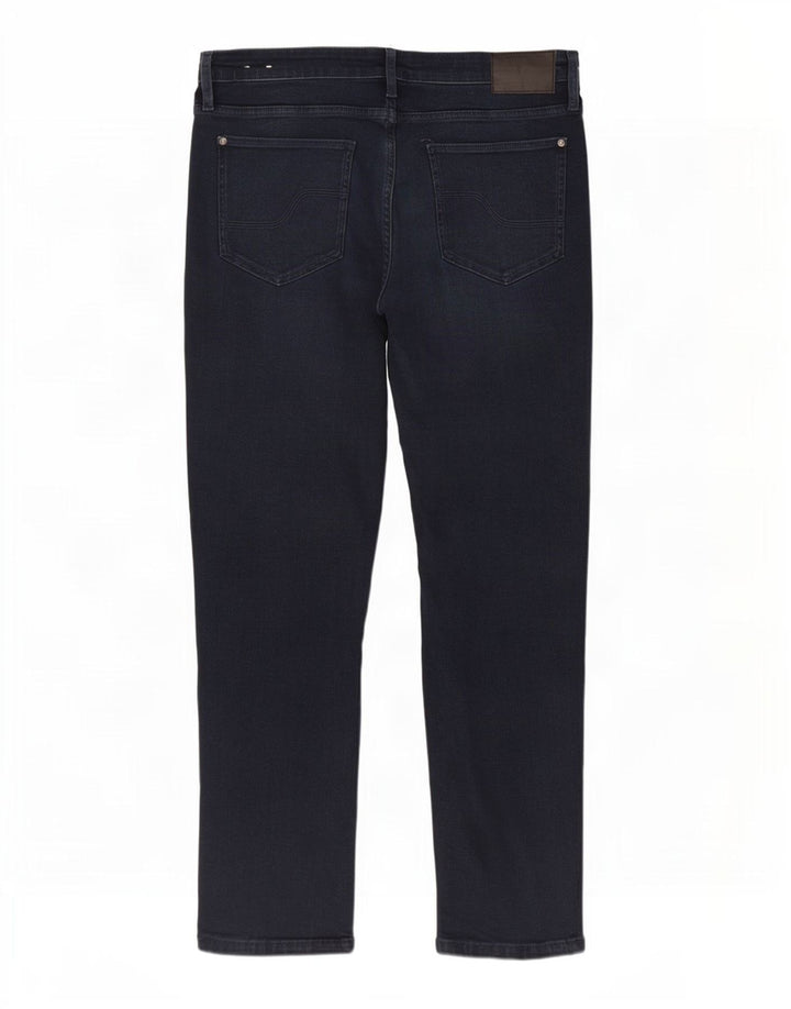 Fat Face Mens Slim Jeans W34 L29 Azul Marinho Algodão