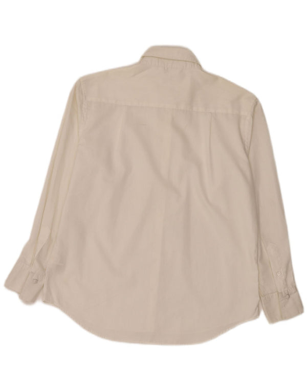 Marks & Spencer Womens Shirt UK 12 Medium White Cotton
