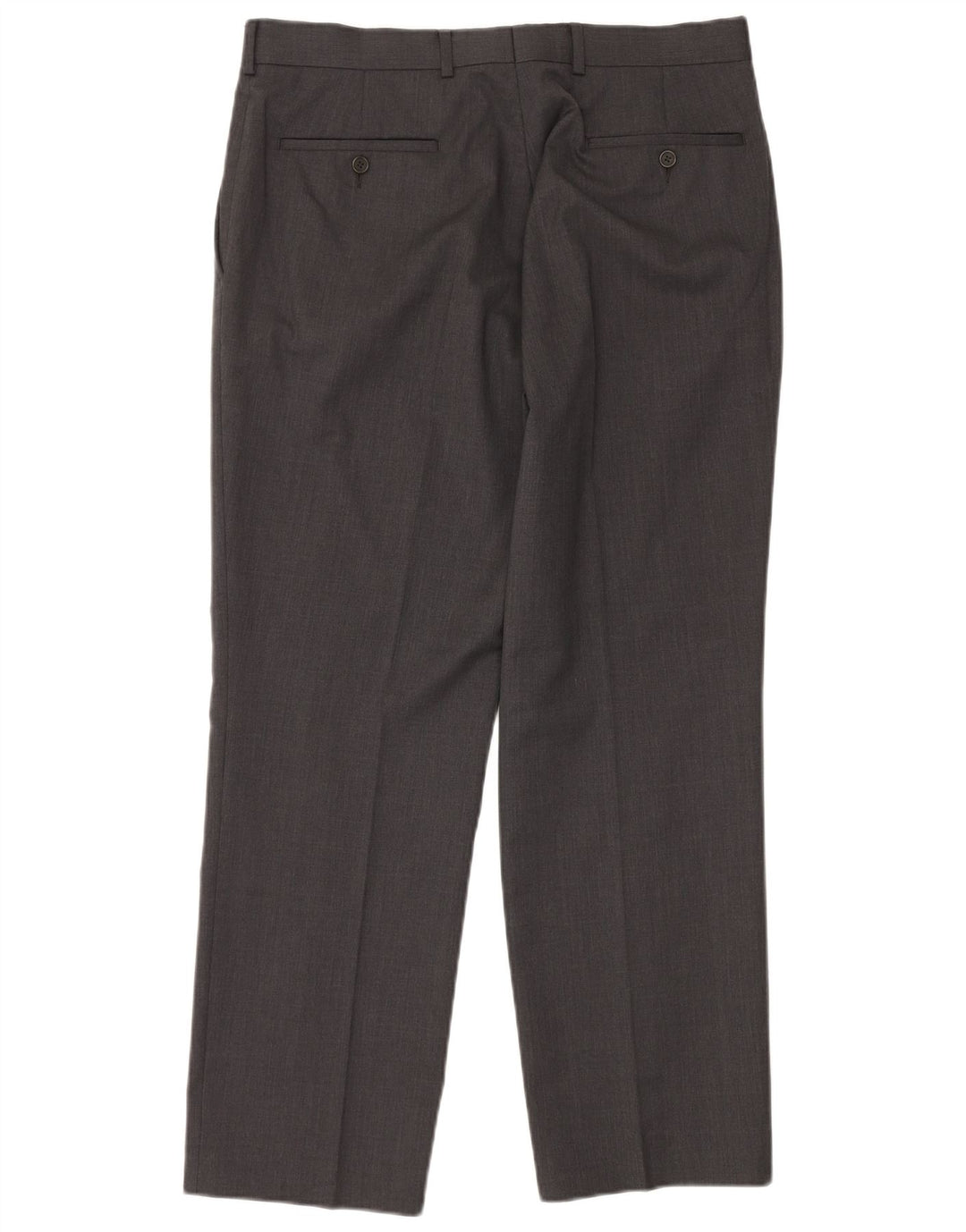 Terno masculino Ted Baker Stretch 2 botões 2 peças Reino Unido 42 XL W36 L30 lã cinza