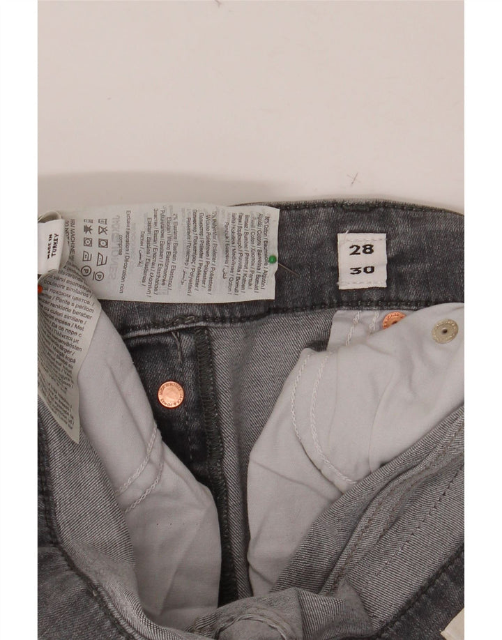 Jeans JACK & JONES masculino slim W28 L30 algodão cinza