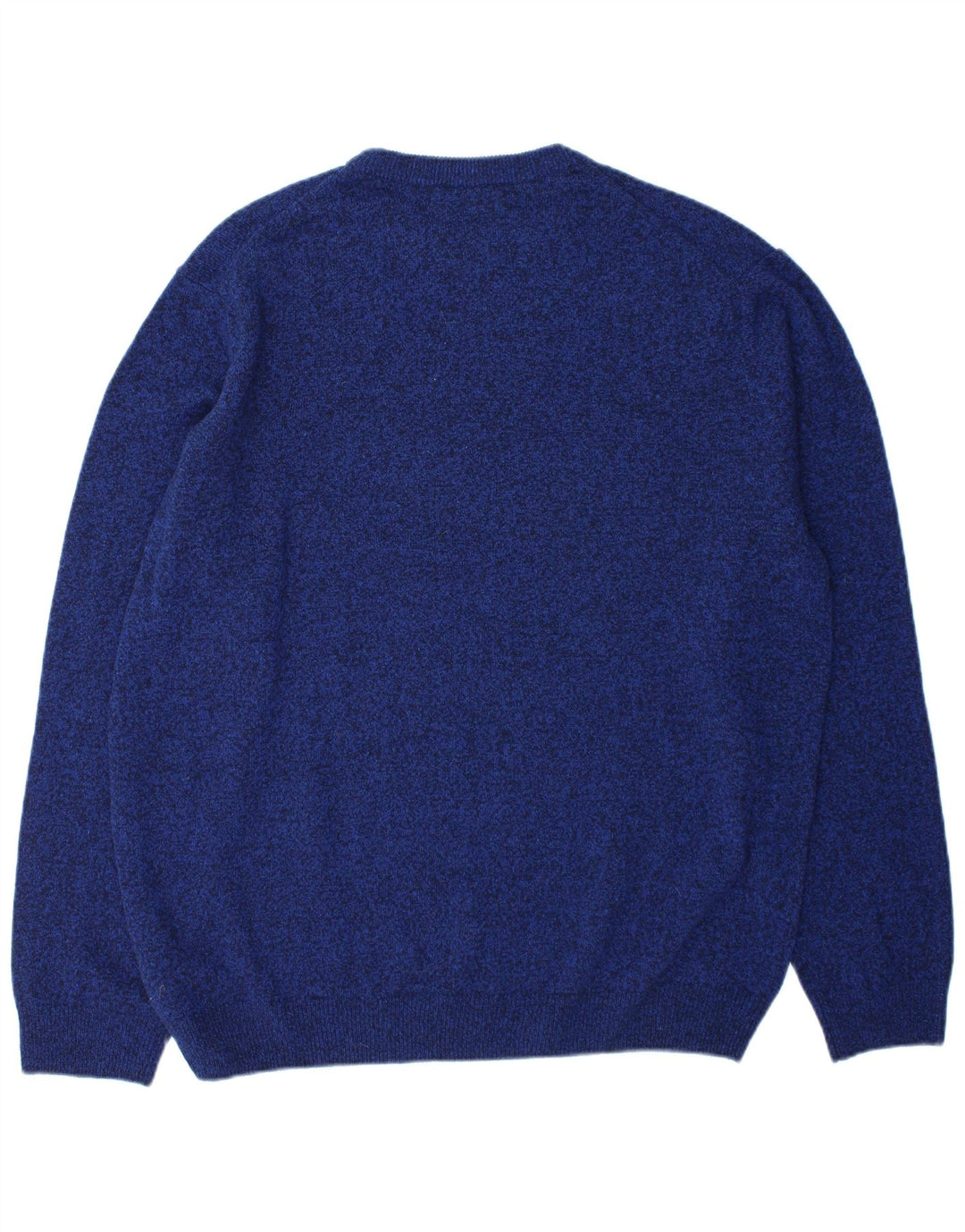 Suéter masculino Marks & Spencer com gola redonda 2XL lã azul