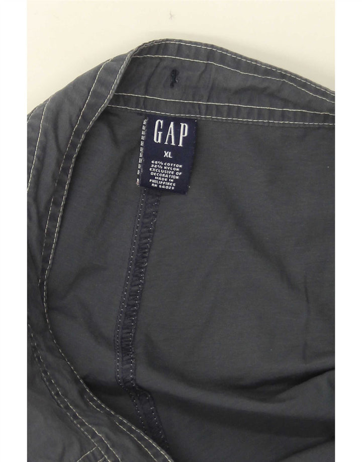 Shorts de natação masculino Gap XL cinza floral algodão