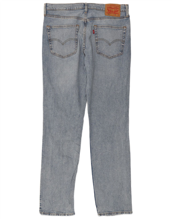 Calça Jeans Levis 511 Slim Masculina W36 L34 Azul Algodão