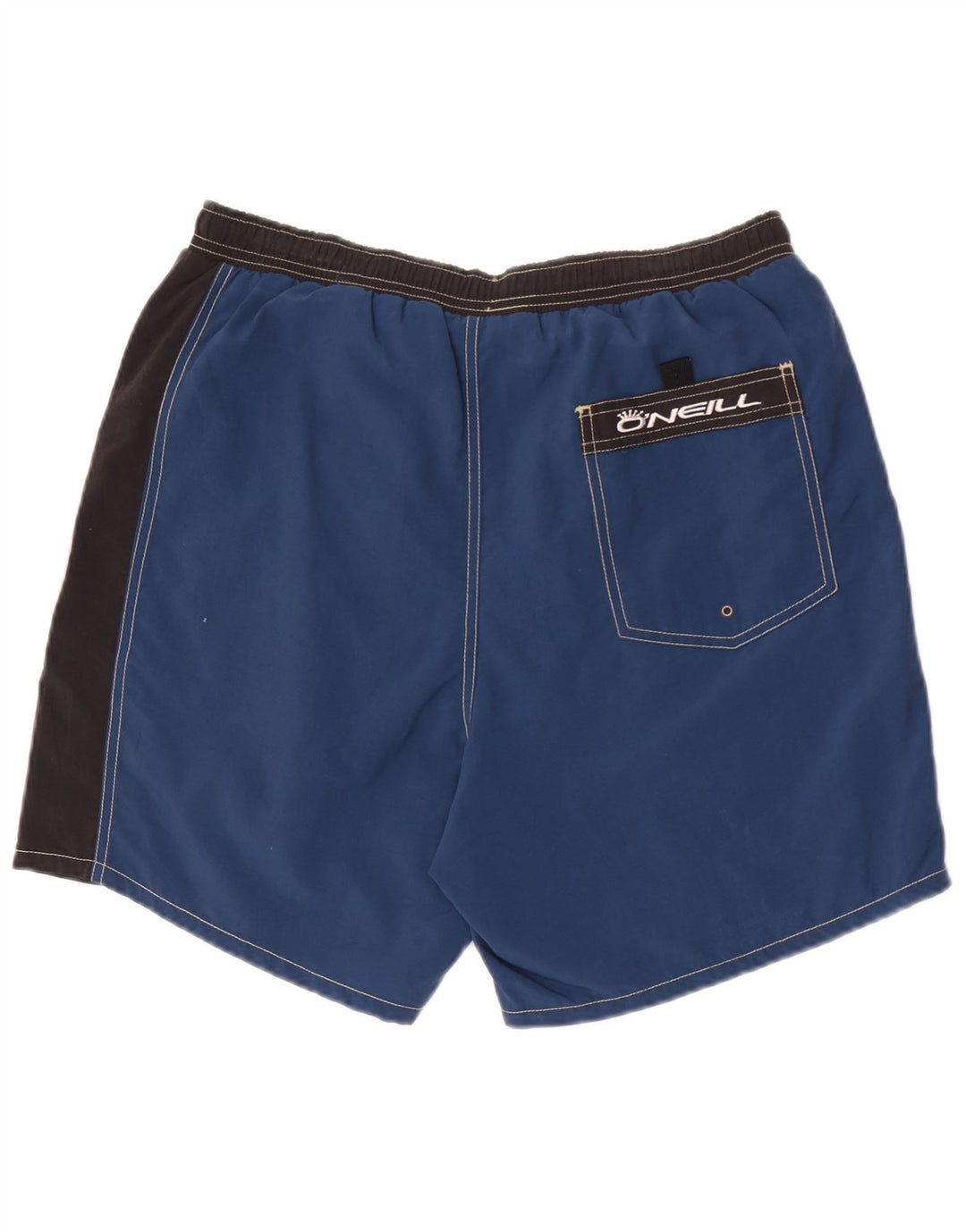 Shorts de natação masculino O'Neill gráfico pequeno azul colorblock nylon