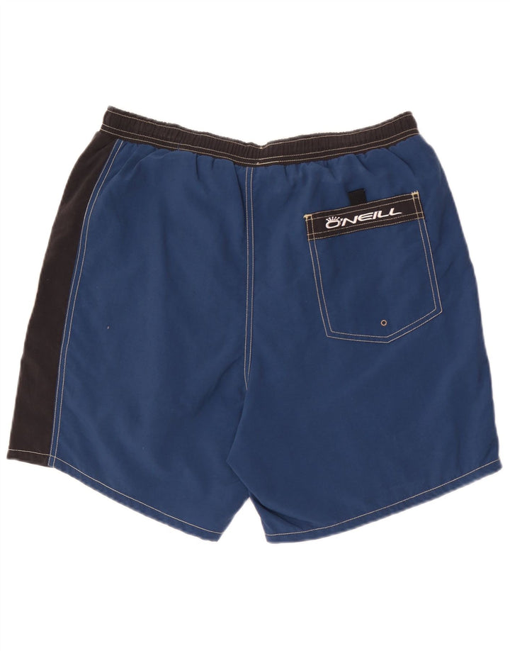 Shorts de natação masculino O'Neill gráfico pequeno azul colorblock nylon