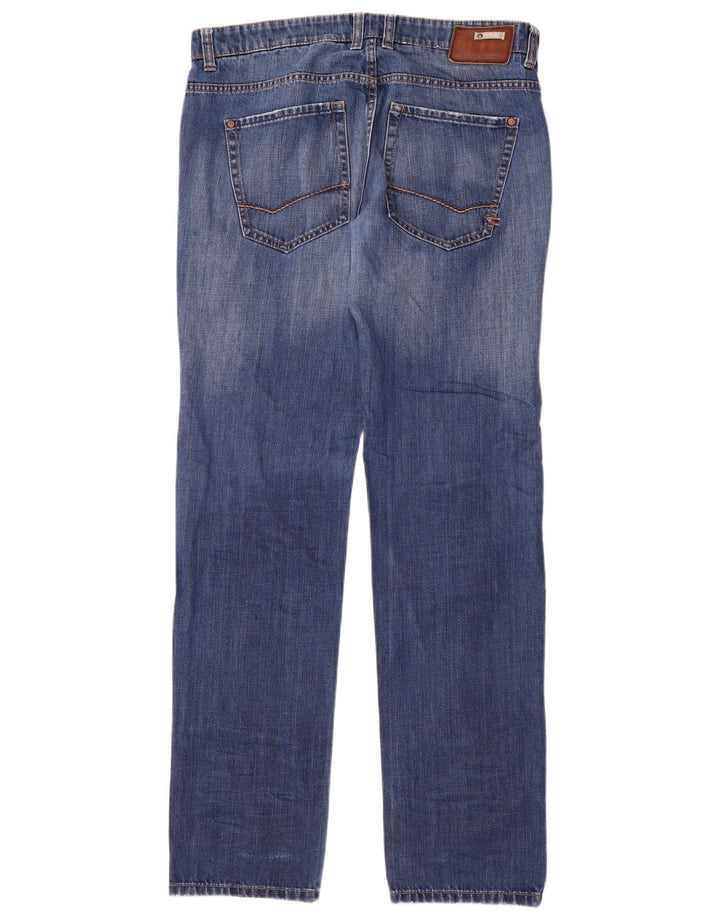 Calça jeans reta masculina Camel Active W34 L34 algodão azul