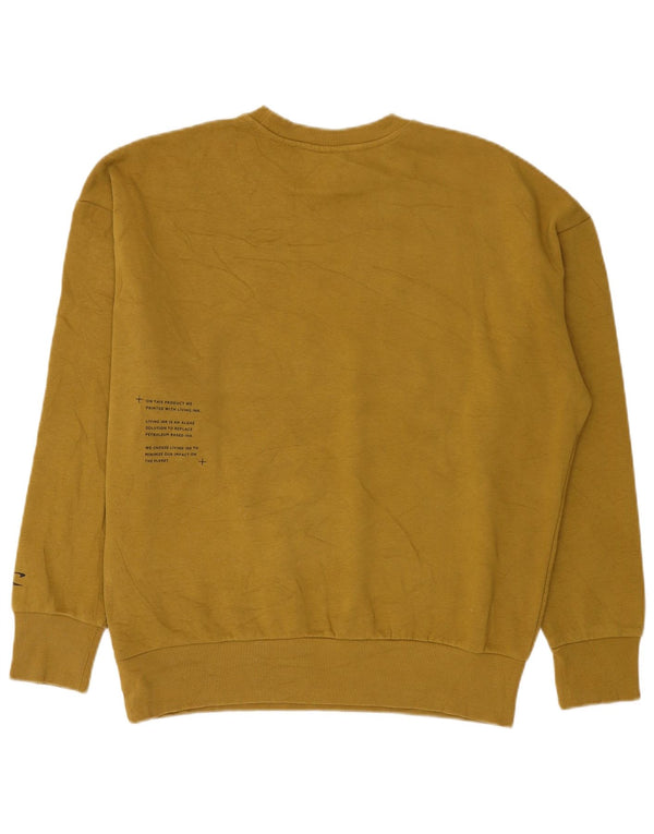 O'Neill Mens Loose Fit Sweatshirt Jumper Small Khaki Cotton