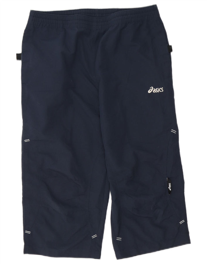 Calça de treino masculina Asics Capri médio azul marinho poliéster