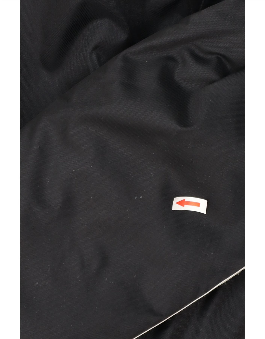 Jaqueta acolchoada com capuz masculina Adidas UK 42 XL preto colorblock poliéster