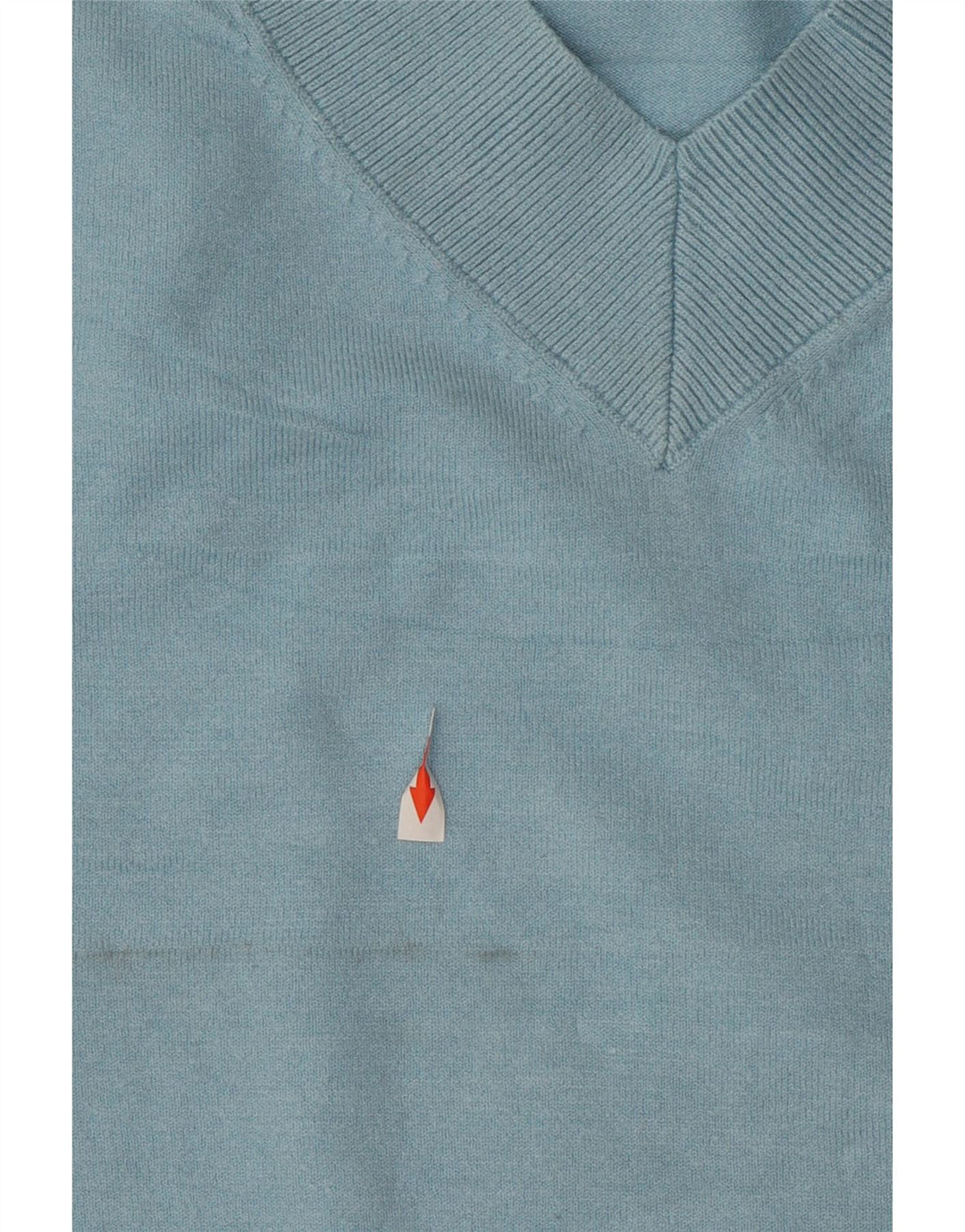 Suéter feminino Marks & Spencer grande com decote em V Reino Unido 18 XL azul