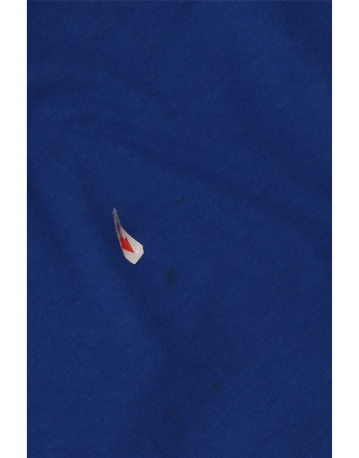 Camiseta masculina HOLLISTER de algodão azul médio