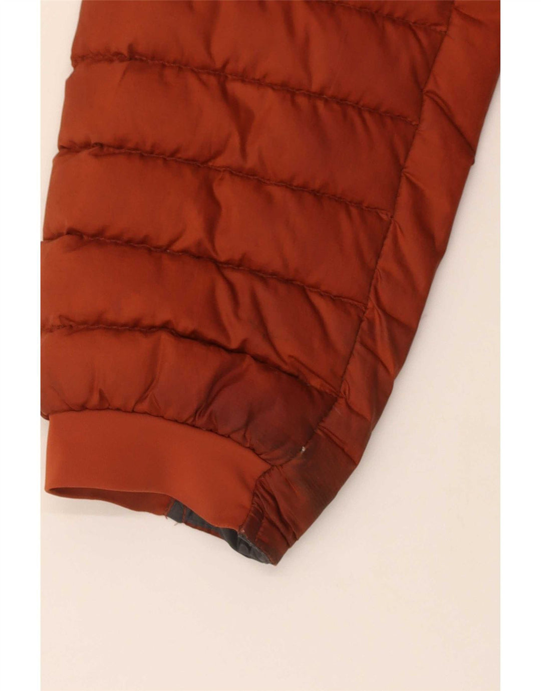 Jaqueta acolchoada com capuz masculina North Ridge UK 40 poliéster marrom grande