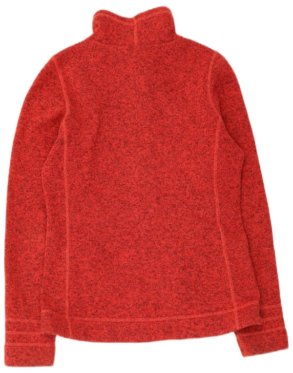Jaqueta de treino feminina The North Face UK 10 pequena vermelha manchada