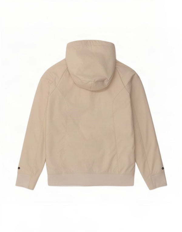 Jaqueta masculina Nike com capuz e jaqueta pequena de poliéster branco