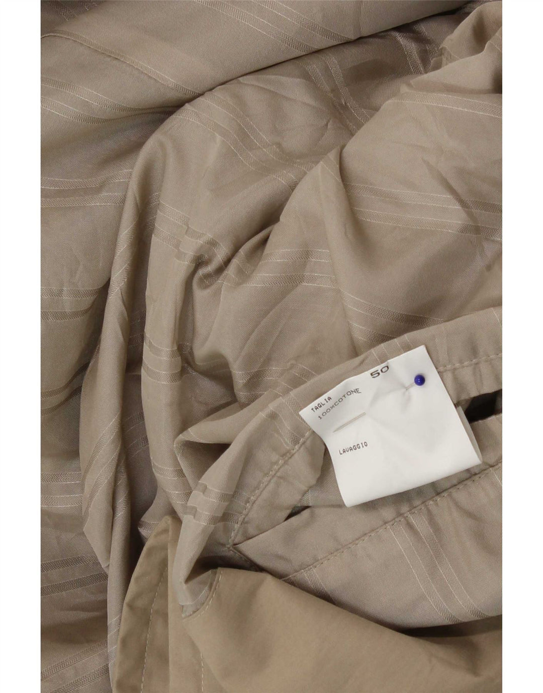 Allegri Mens Trench Coat IT 50 Grande Algodão Bege