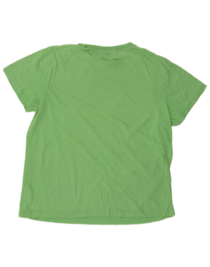 Camiseta gráfica masculina Kappa Top grande de algodão verde