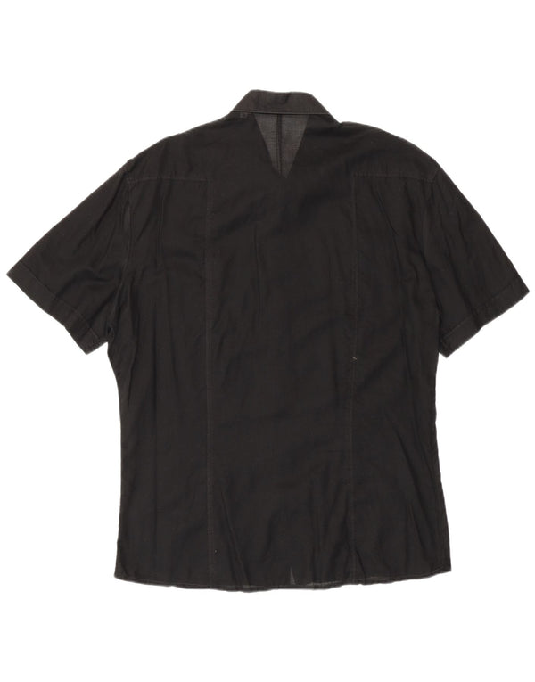 Camisa militar masculina de manga curta Energie XL preta