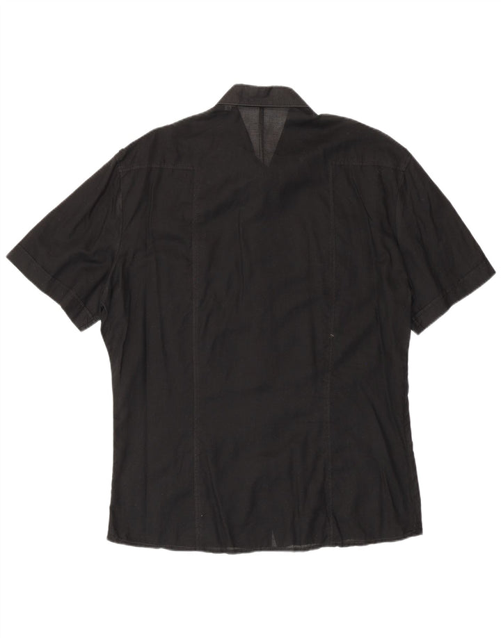 Camisa militar masculina de manga curta Energie XL preta