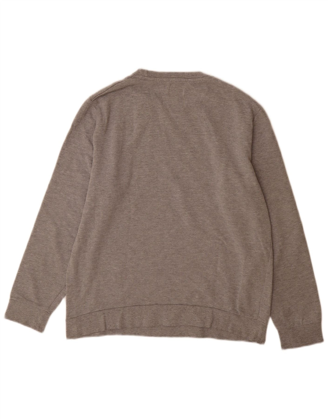 Suéter gráfico masculino Guess UK 40 algodão cinza médio
