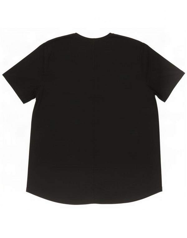 Camiseta Nike Girls Dri Fit Graphic Top 13-14 Anos XL Preto Poliéster