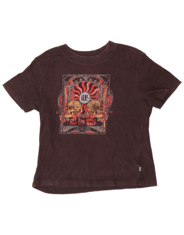 Camiseta Vans Feminina Graphic UK 14 Médio Preto