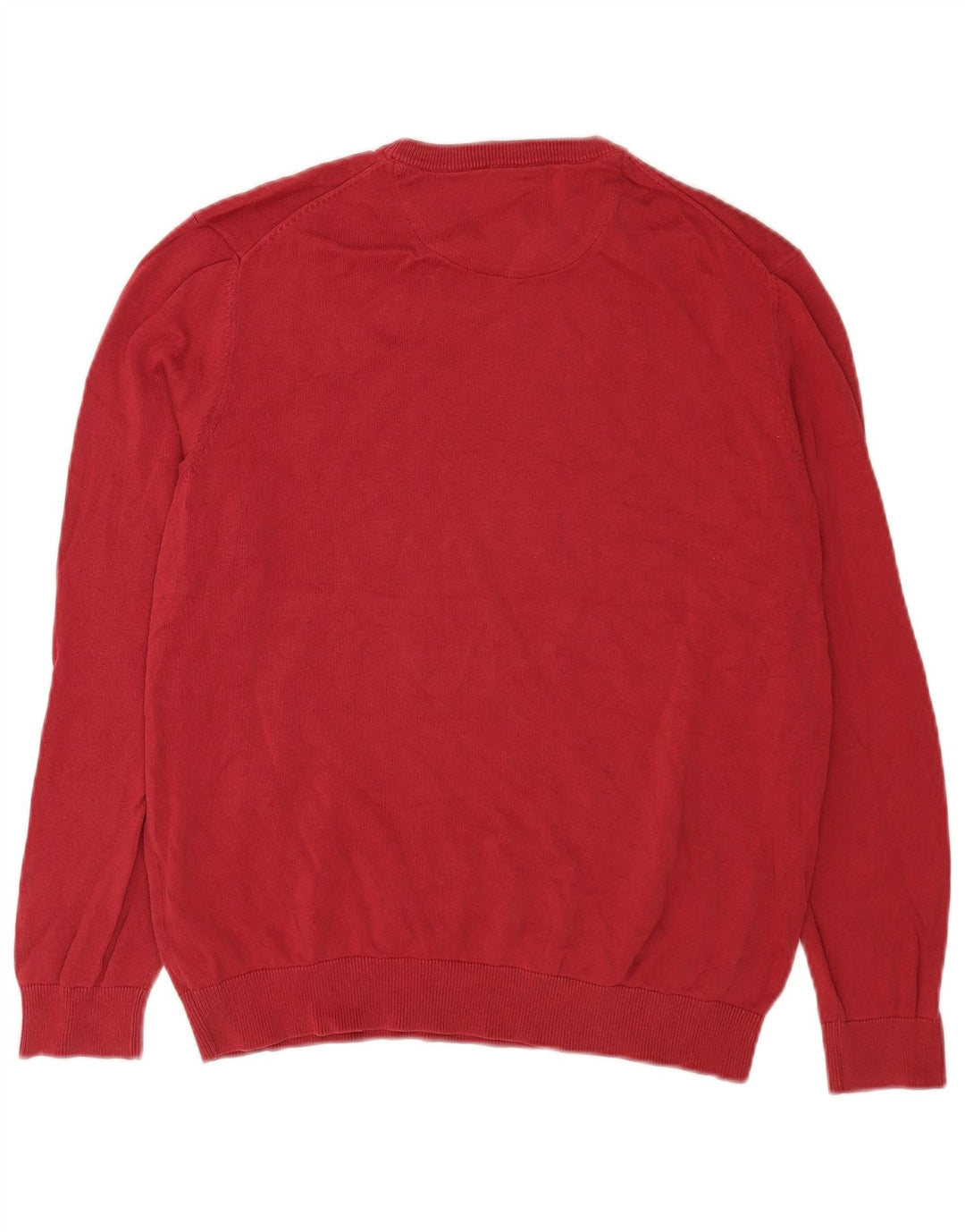 Suéter masculino Timberland com gola redonda, grande algodão vermelho