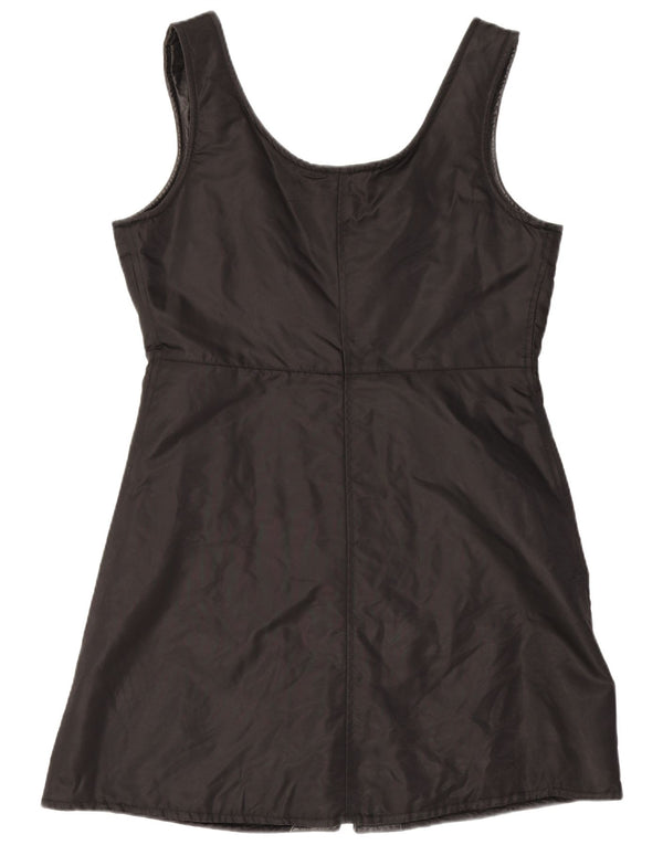 Vestido vintage feminino linha A UK 12 médio preto