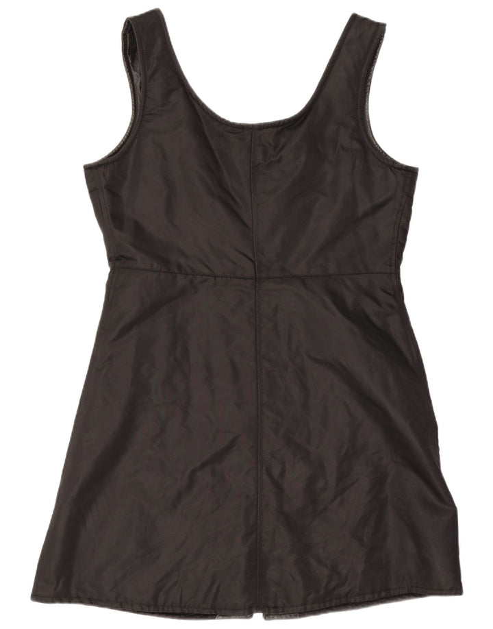 Vestido vintage feminino linha A UK 12 médio preto