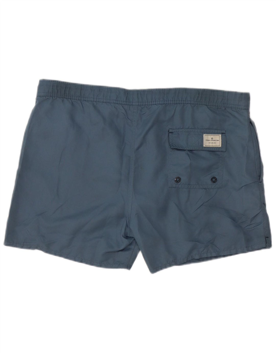 FRENCH CONNECTION Calção de banho masculino grande poliéster cinza