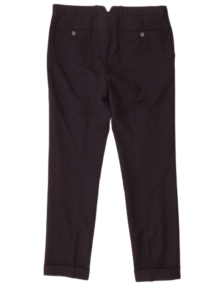 CANTARELLI terno masculino de 2 peças com peito duplo IT 50 grande W34 L31 azul marinho