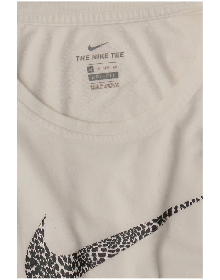Colete gráfico feminino NIKE Dri Fit UK 6 XS branco