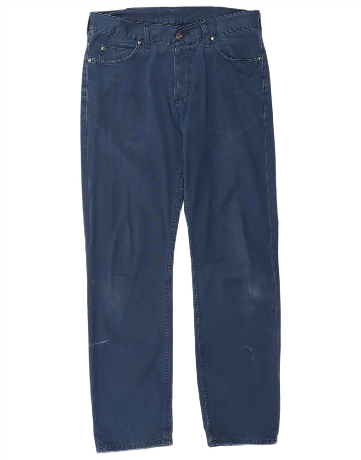 Calça casual reta masculina CARHARTT W32 L30 azul