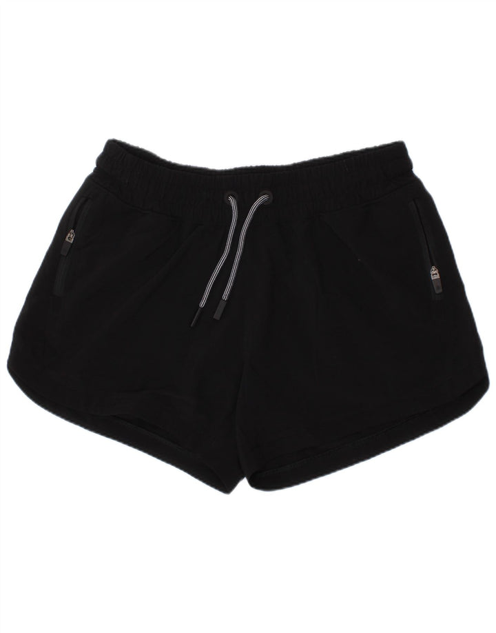 Shorts esportivos femininos ATHLETA 11-12 anos grande poliéster preto