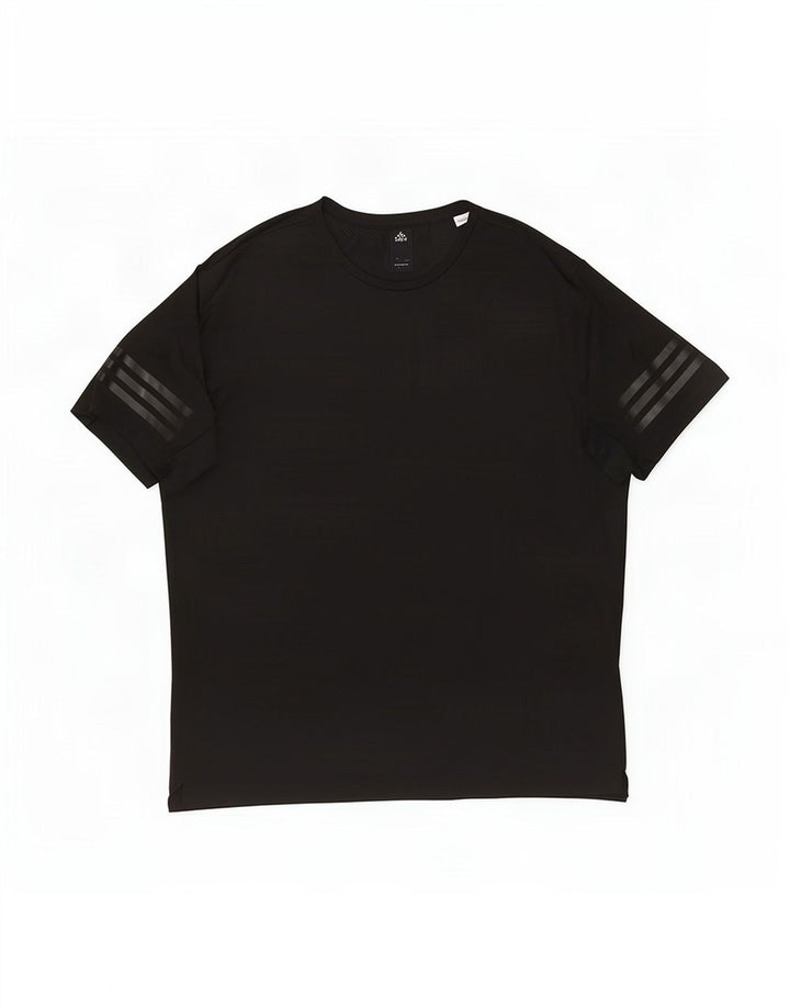 Adidas Mens Climacool Camiseta Top Grande Preto